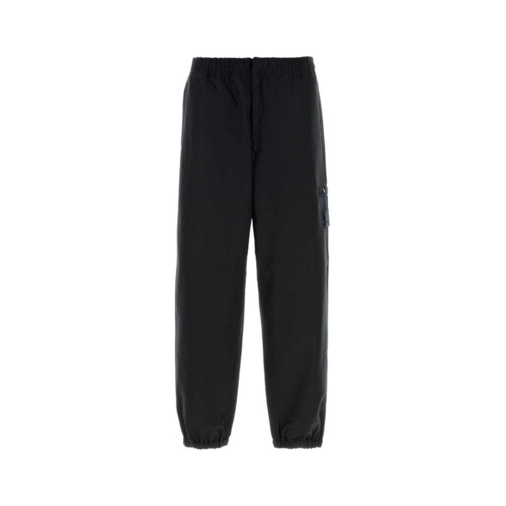 Stone Island Men Midnight Blue Wool Blend Pant